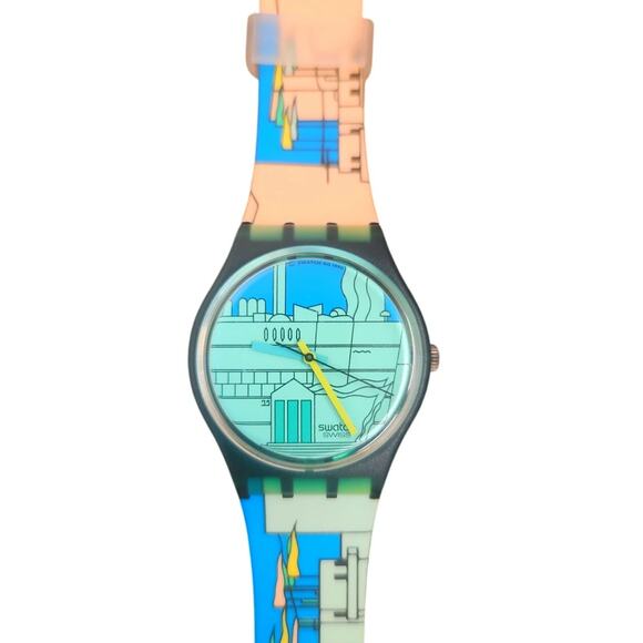 Vintage Swatch watch METROSCAPE GN109 New old stock - Picture 1 of 7